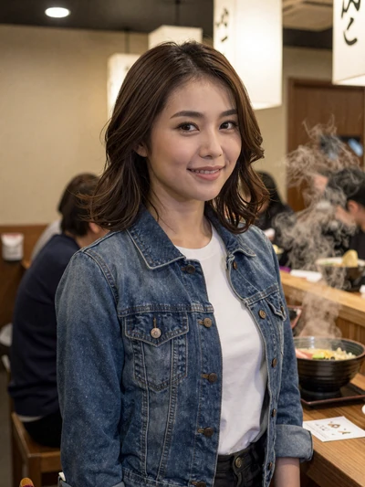 Yuri, 29-year-old Japanese woman from Tokyo at a ramen shop seeking serious relationship