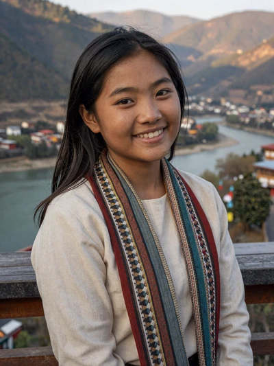 Sonam, 24, from Punakha - young Bhutanese woman looking for love and lasting partnership