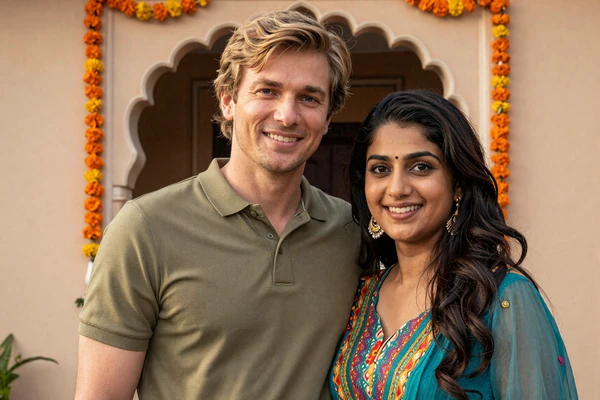 Steven and Ananya, interracial couple who found love on Katrinafinder