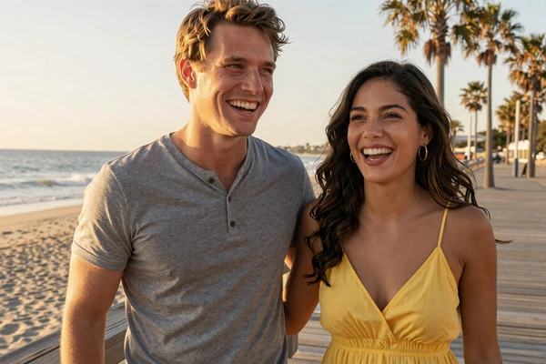 Robert and Maria, international couple who connected on Katrinafinder